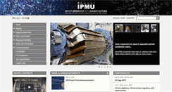 Desktop Screenshot of ipmu.jp